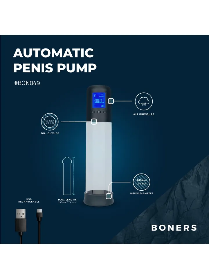 Boners Penis Pump With LCD Screen - Penis pump 2 [full]