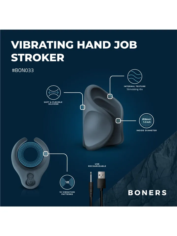Boners Vibrating Handjob Stroker - Stroker 2 [full]