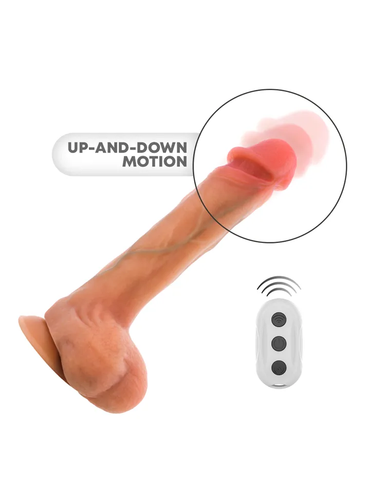 Bradley Vibrating Dildo With Heat Effect 21 cm - Vibrating dildo 2 [full]