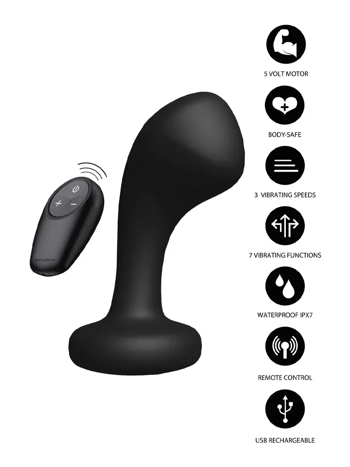 Bullshead Power Anal Plug - Vibrating anal plug 2 [full]