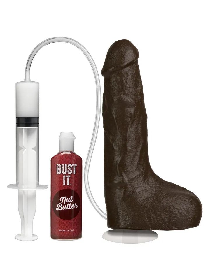 Bust It Squirting Realistic Cock Chocolate - Squirting dildo 1 [full]