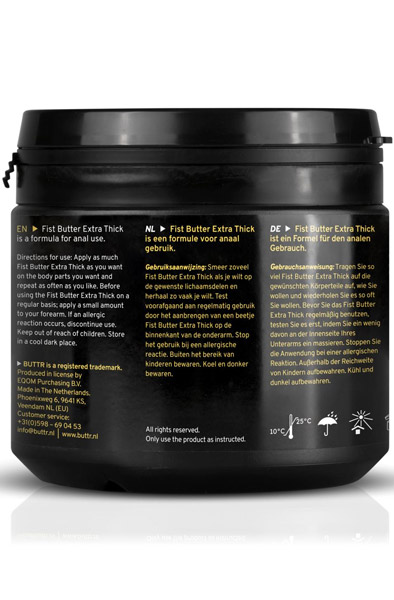 Buttr Fisting Gel Extra Thick 500 ml - Fisting/anal lubricant 4