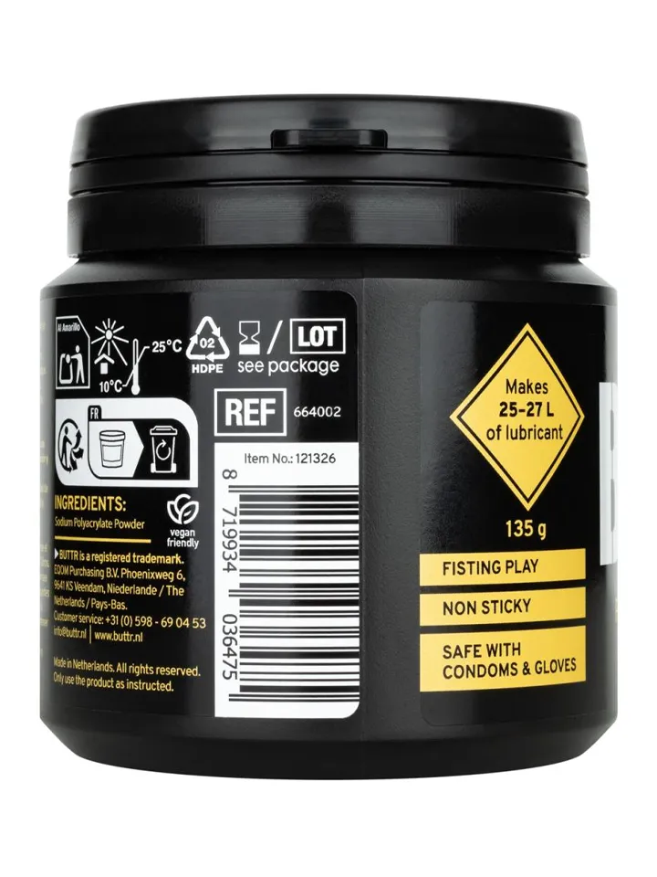 Buttr Powdered Lube Lubricant 135g - Fisting/anal lubricant 4 [full]