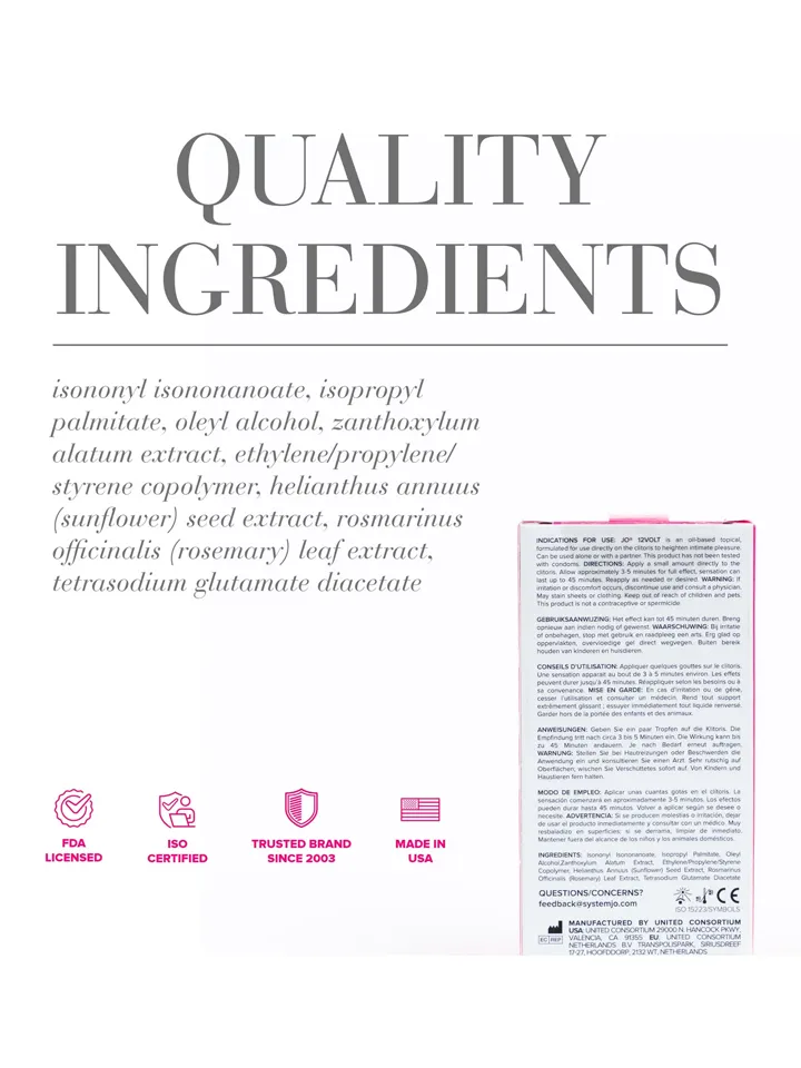 Buzzing Clitoral Serum 12Volt 10 ml - Stimulating gel 3 [full]