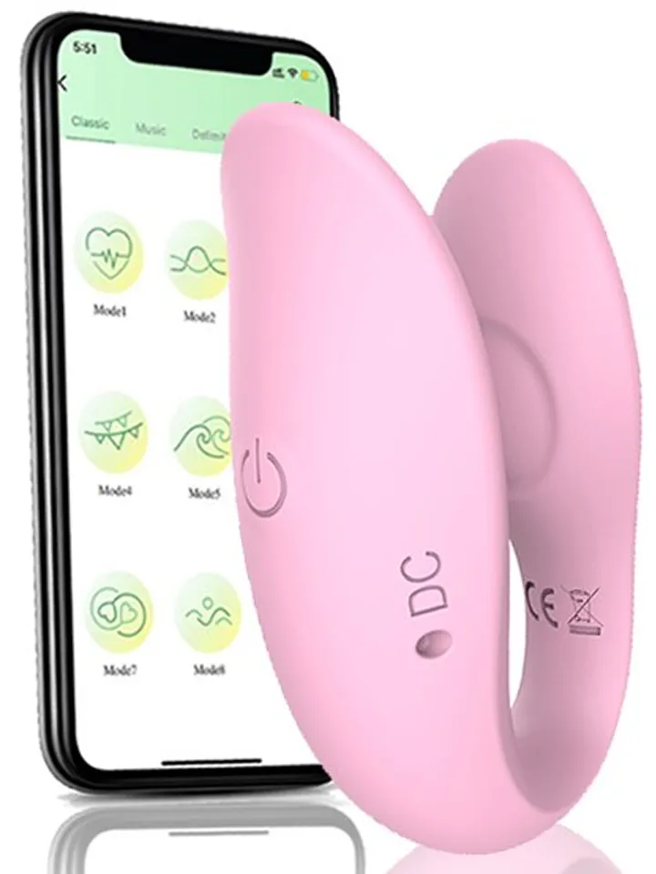 C-type Vibrator App Control - App-controlled couples vibrator 1