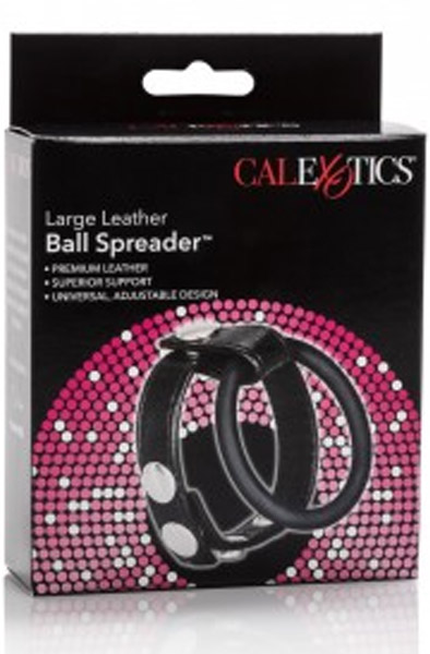 Cal Exotics Large Leather Ball Spreader - Penis- und Hodensackringe 2