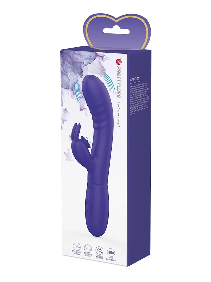 Cerberus Youth Double Bunny Vibrator - Rabbit vibrator 4 [full]
