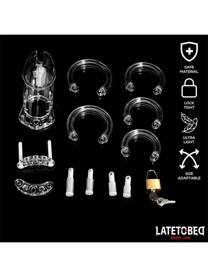Chastity Cage Long Clear - Chastity cage 4 [full]