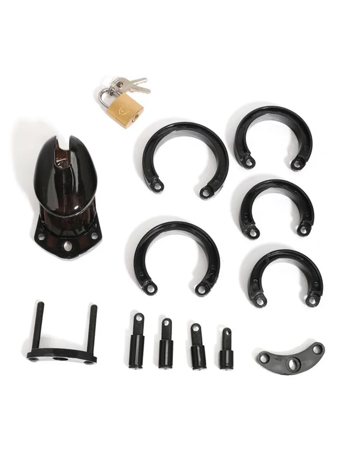 Chastity Cage Short Black - Chastity cage 3 [full]