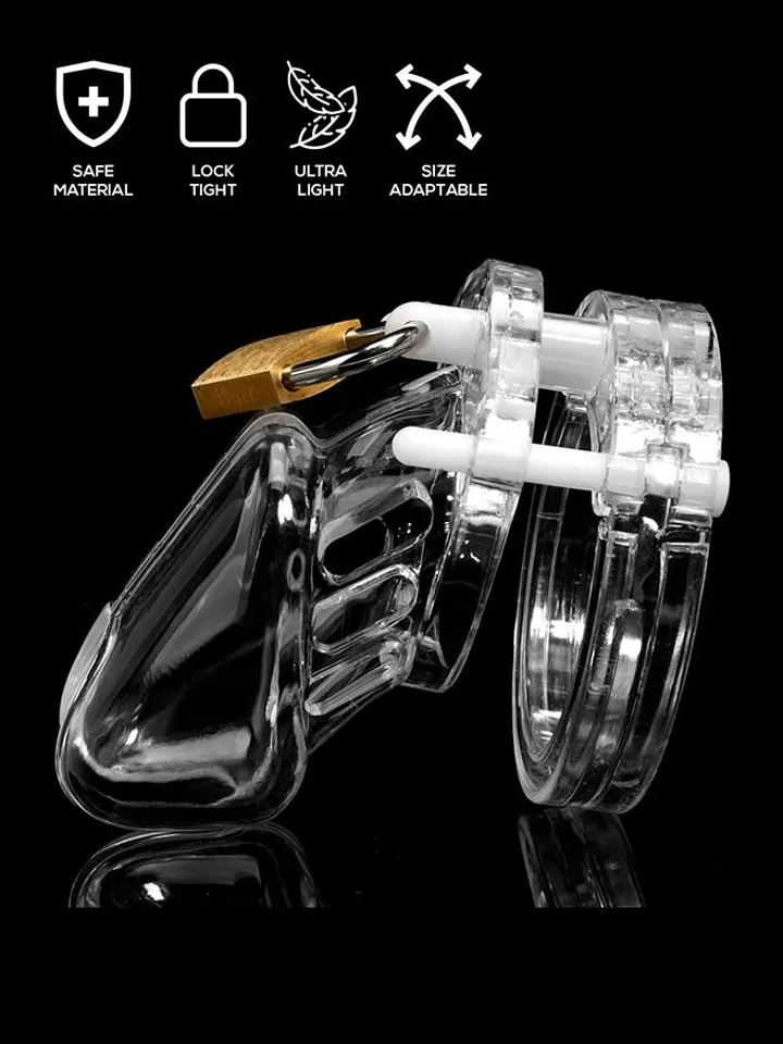 Chastity Cage Short Clear - Chastity cage 1 [full]