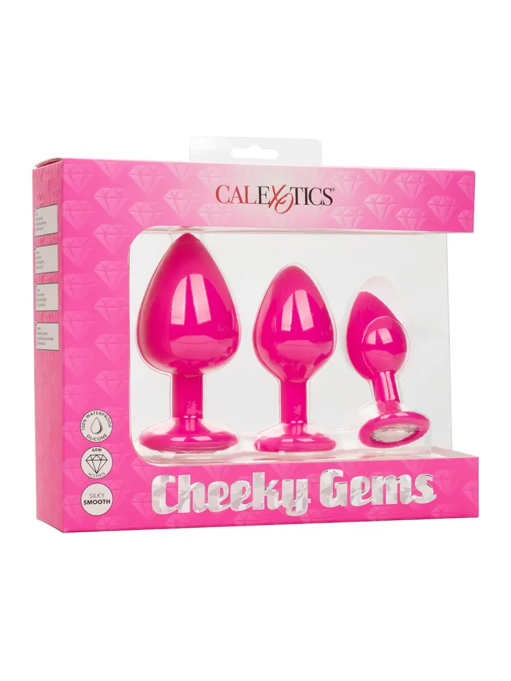 Cheeky Gems Anal Training Kit Pink - Anal plug set 3 [full]