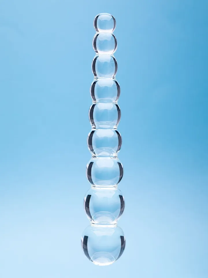 Clarity Elysian Pearls Glass Dildo - Glass dildo 2 [full]