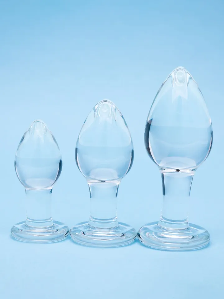 Clarity Utopian Trinity Glass Anal Plug Set - Anal plug set 2 [full]