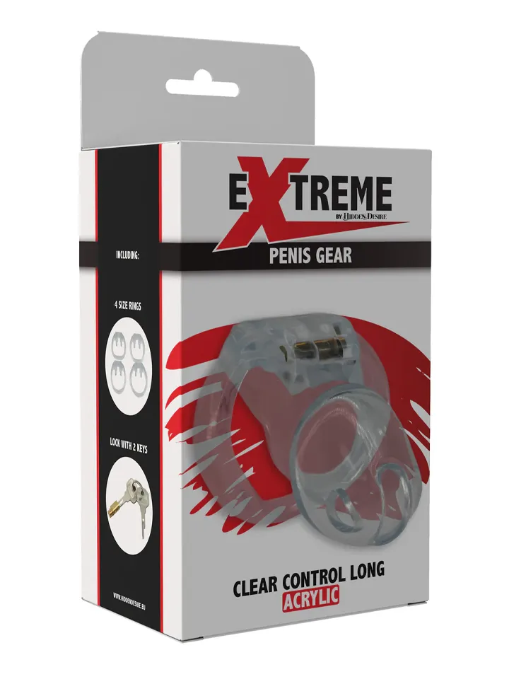 Clear Control Cock Cage Long - Chastity cage 5 [full]