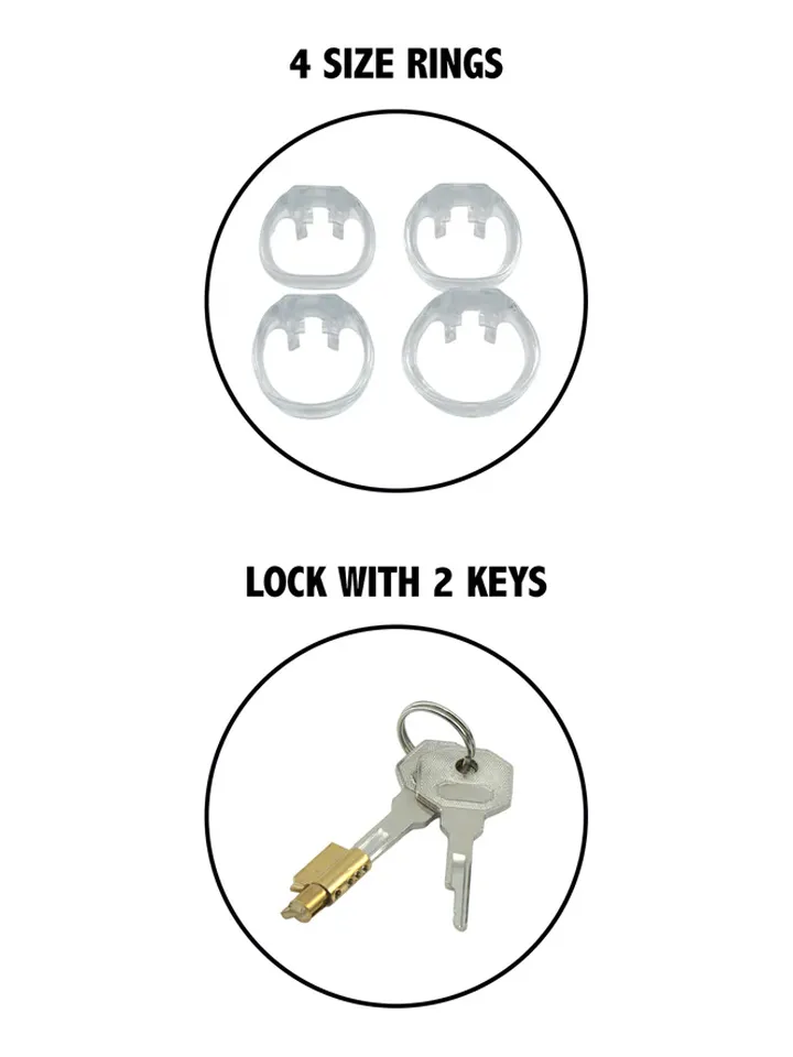 Clear Control Cock Cage Regular - Chastity cage 4 [full]