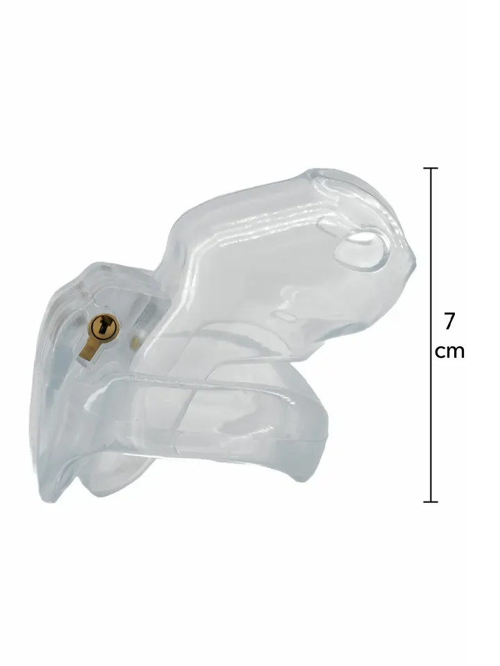 Clear Control Cock Cage Short - Chastity cage 2 [full]