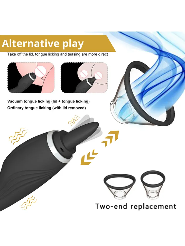 Clitoral Licking Pump With G-Spot Vibrator - Vibrator 3 [full]