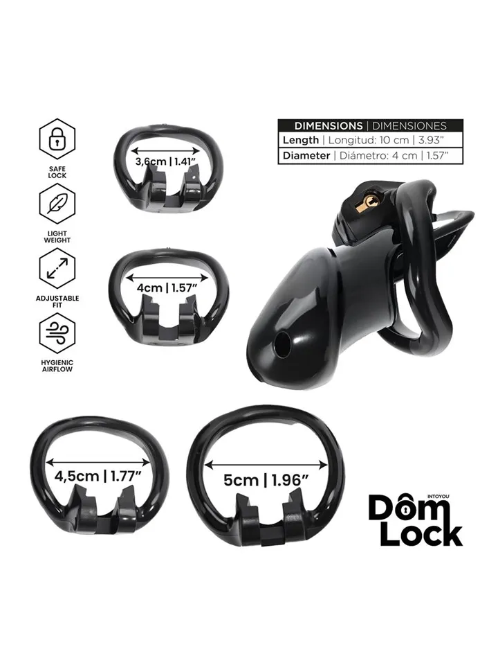 Closure Chastity Cage With Internal Lock - Chastity cage 2 [full]