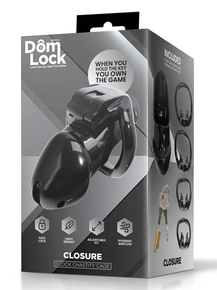 Closure Chastity Cage With Internal Lock - Chastity cage 4 [full]