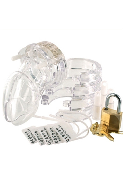 Cocklock CB 6000S Chastity Device Clear - Chastity cage 3
