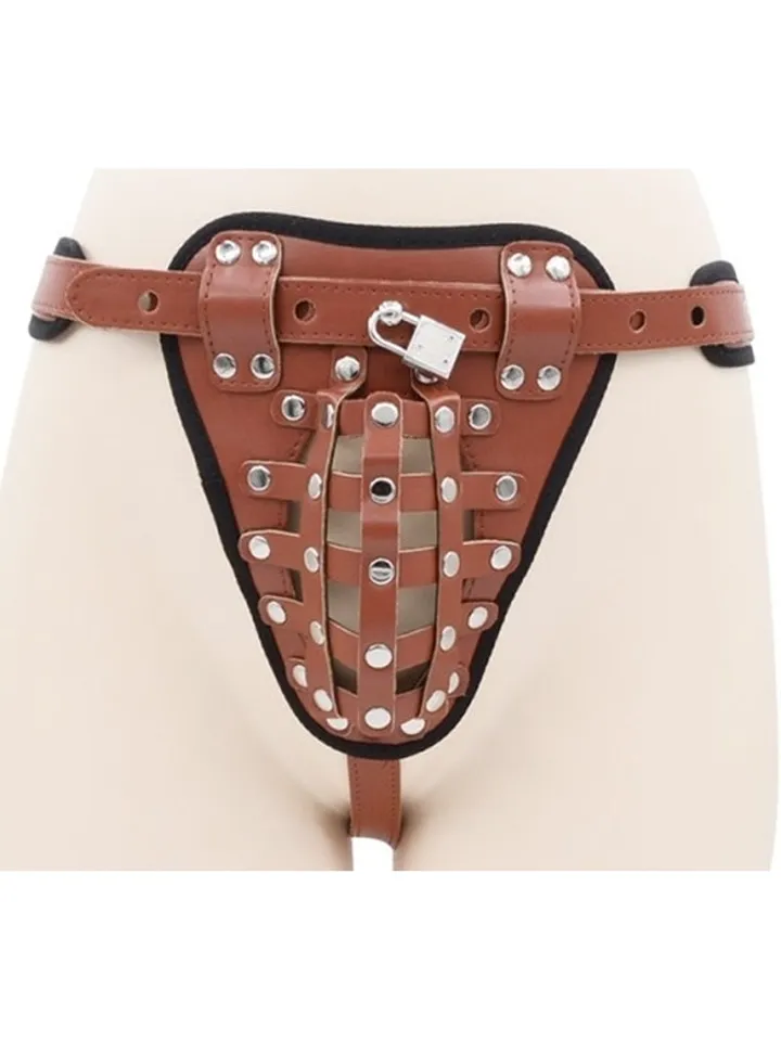 Cocklock Full Chastity Belt Brown - Chastity belt 1 [full]