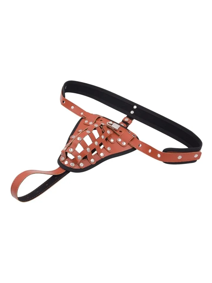 Cocklock Full Chastity Belt Brown - Chastity belt 2 [full]