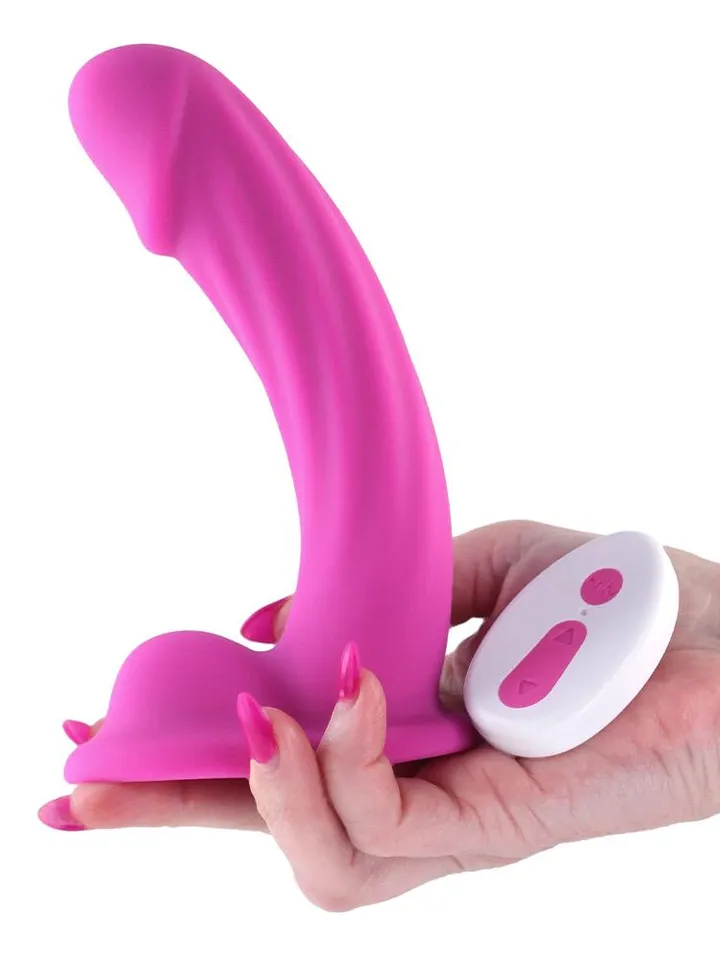 Colours Curve Vibrating Dildo Pink 16,4 cm - Vibrating dildo 2 [full]