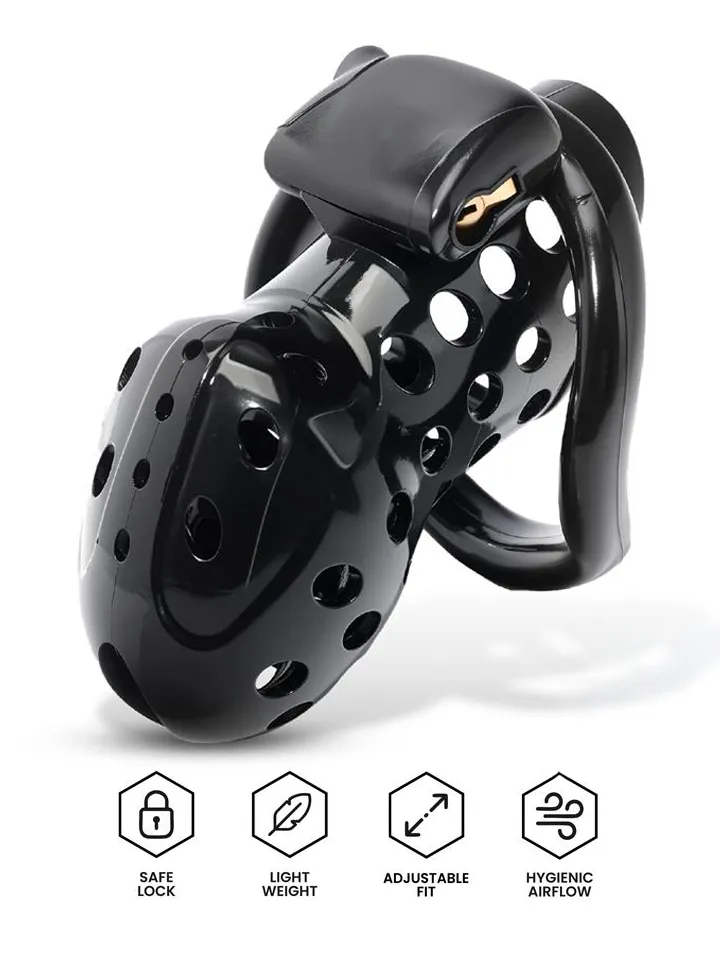 Convict Chastity Cage With Internal Lock - Penis cage 1 [full]