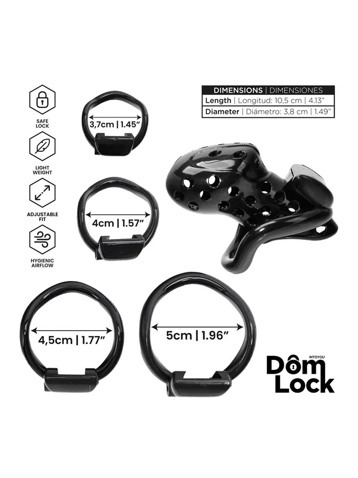 Convict Chastity Cage With Internal Lock - Penis cage 2 [full]