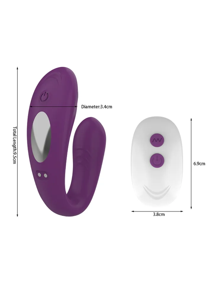 Couples Vibrator With Remote Purple - Couples vibrator 4 [full]