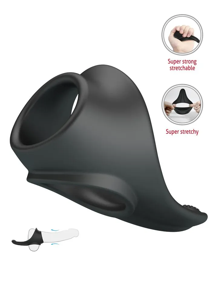 Crazy Bull Zadok Silicone Cock & Testicles Ring - Penis & scrotum rings 1 [full]