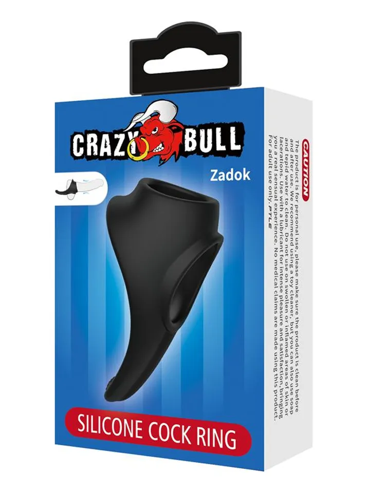 Crazy Bull Zadok Silicone Cock & Testicles Ring - Penis & scrotum rings 5 [full]
