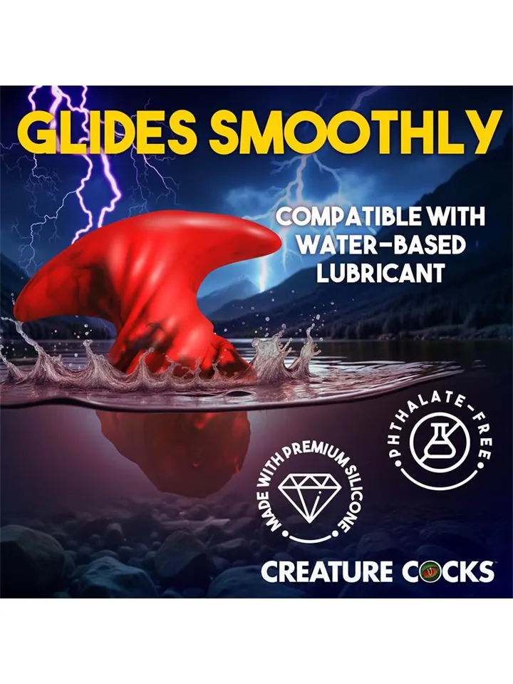 Creature Cocks Dragonspawn Silicone Butt Plug - Extra girthy anal plug 3 [full]