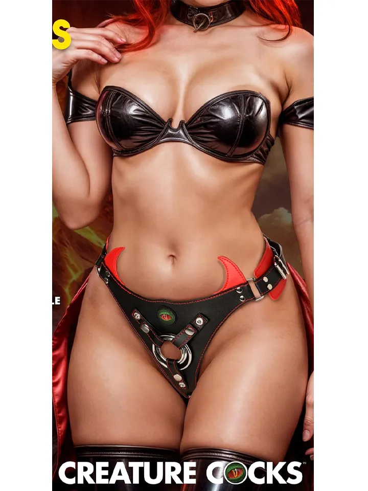 Creature Cocks Horny Devil Strap-On Harness - Strap-on harness 2 [full]