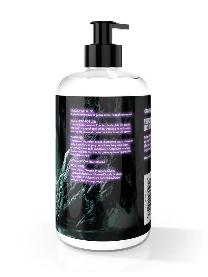 Creature Cum Unscented Jizz Lubricant 473 ml - Artificial sperm 4