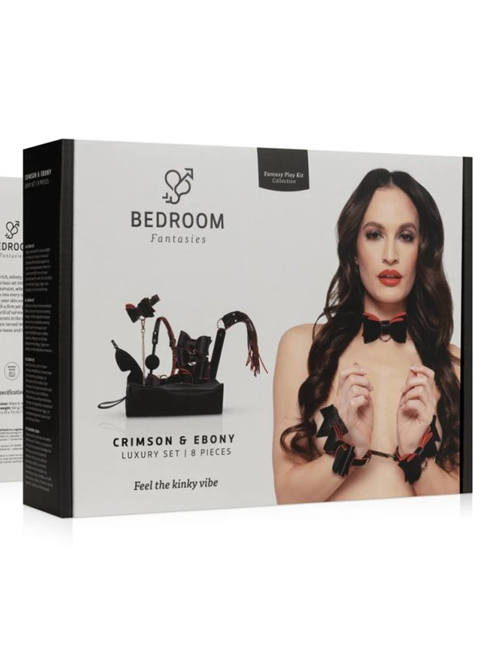 Crimson & Ebony 8-pcs Luxury Bondage Set - Bondage kit 3 [full]