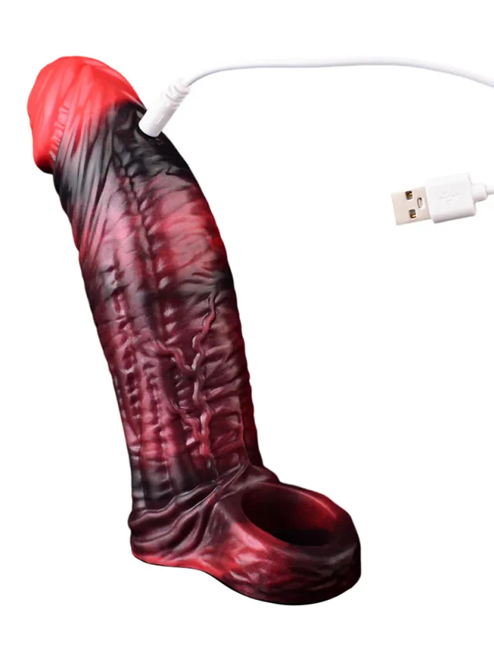 Crimtim Vibrating Penis Sleeve 18,5 cm - Vibrating penis sleeve 3 [full]