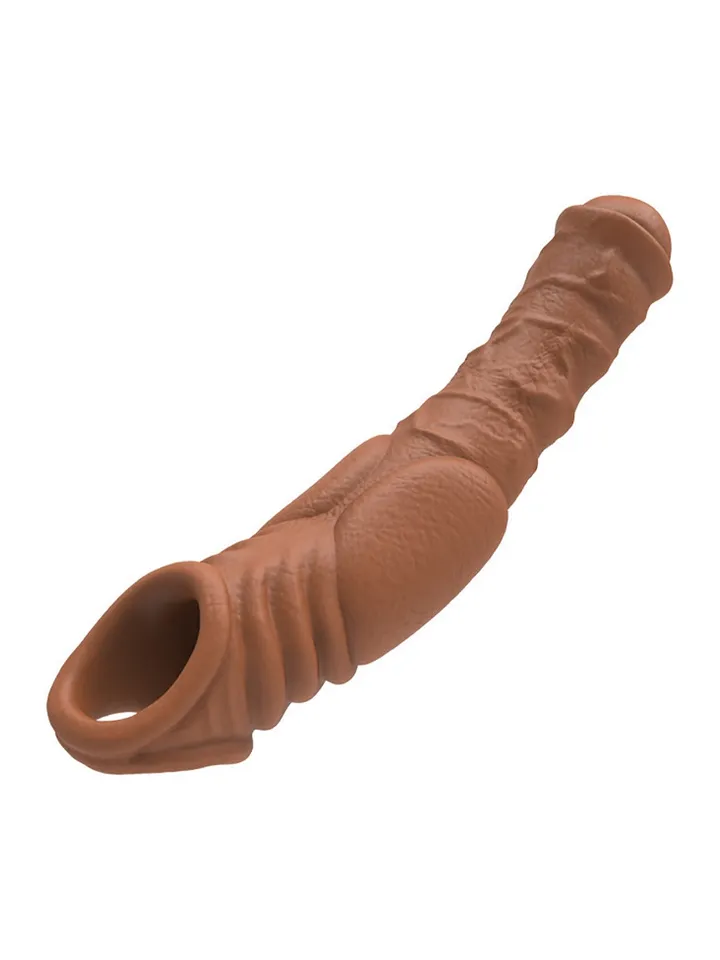 Crolik Vibrating Penis Sleeve 20 cm - Vibrating penis extender 2 [full]