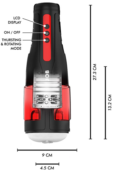 Cyclone Thrust & Suction Vagina Masturbator - Automatic masturbator 3