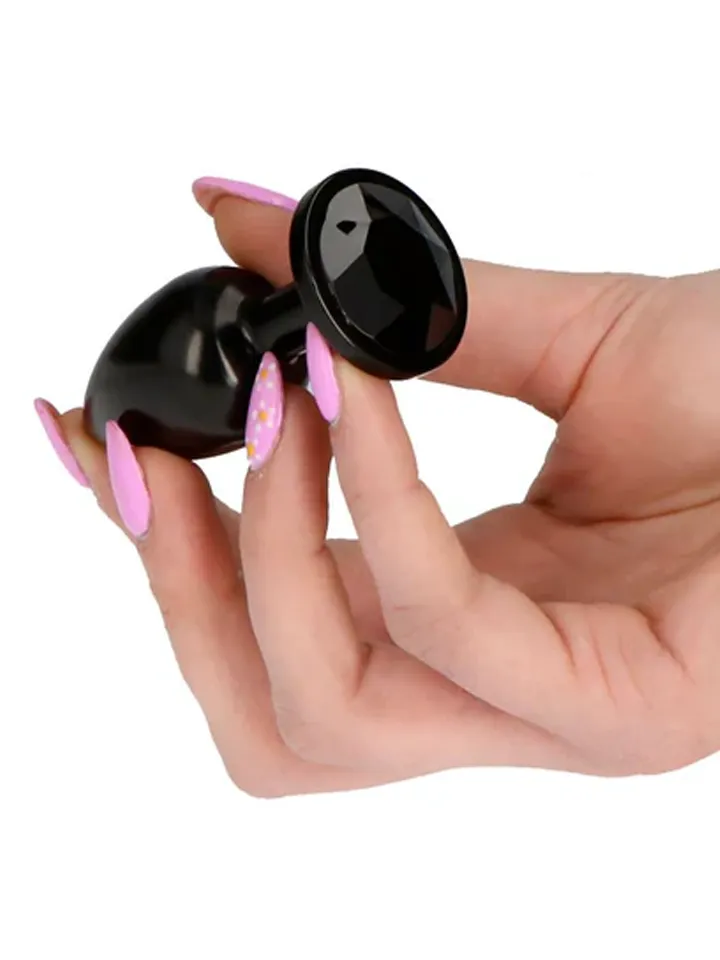 Dark Black Secret Plug Small - Anal plug metal 2 [full]