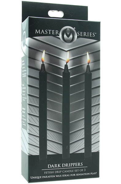 Dark Drippers Fetish Drip Candles Set of 3 - BDSM Kerze 3