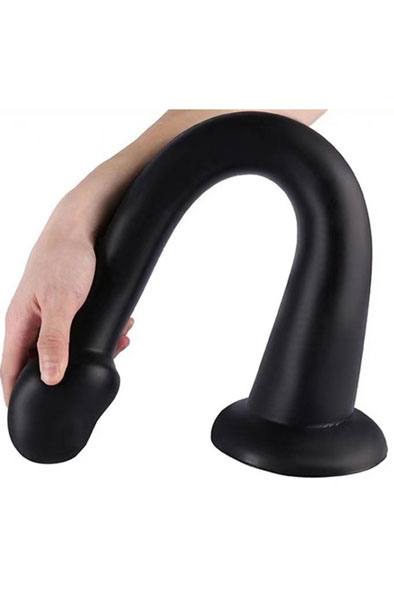 Darksil Whale Dildo XXL Black 55 cm - Extra langer Anal-Dildo 2