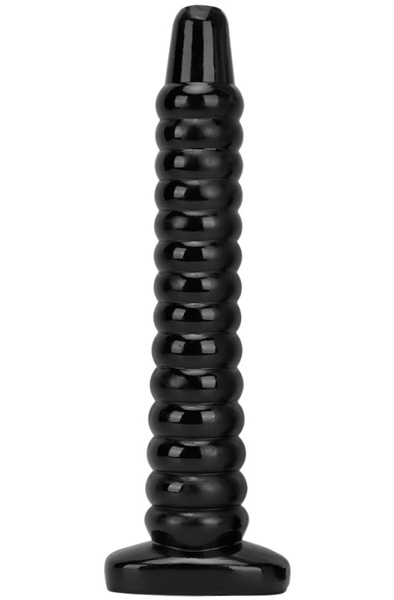 Darksil Worep Dildo Black 35 cm - Extra dicker Anal-Dildo 3