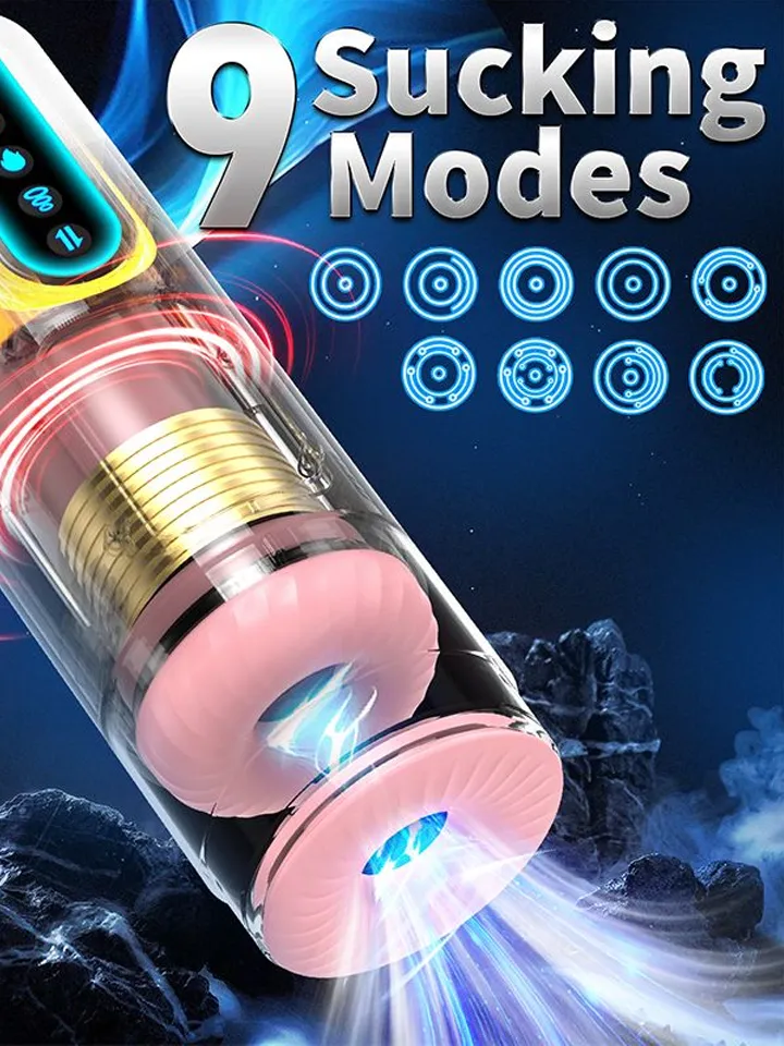 Deluxe Masturbator With Heating & Sucking - Automatic masturbator 2