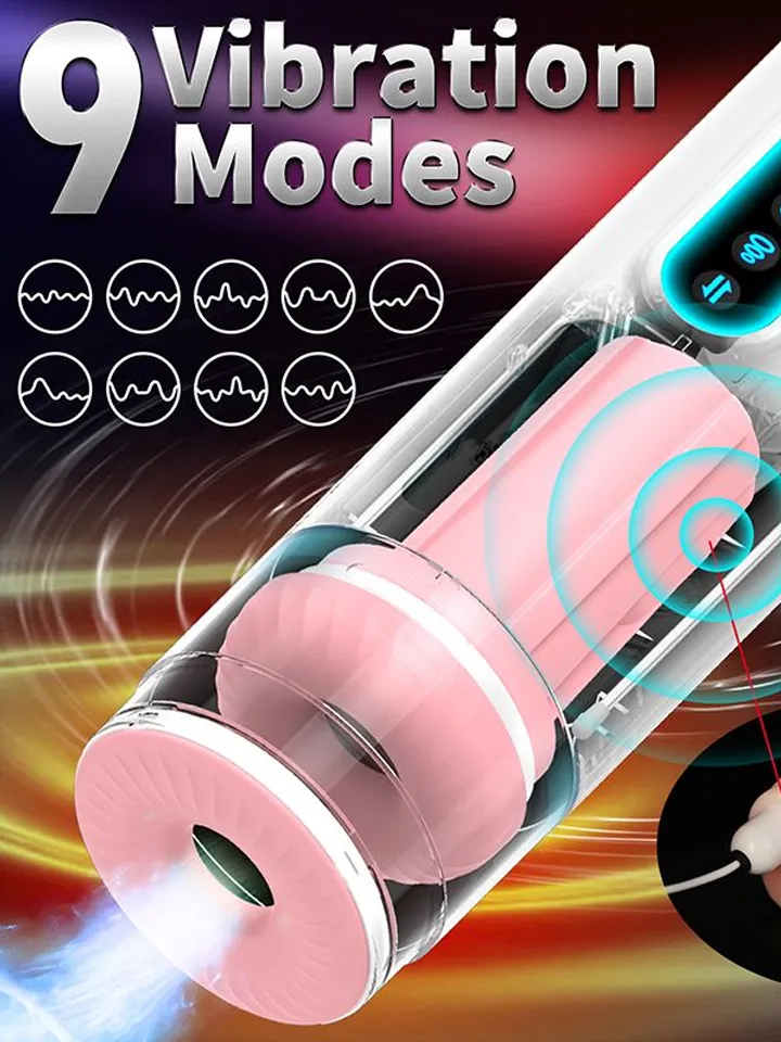 Deluxe Masturbator With Heating & Sucking - Automatic masturbator 4