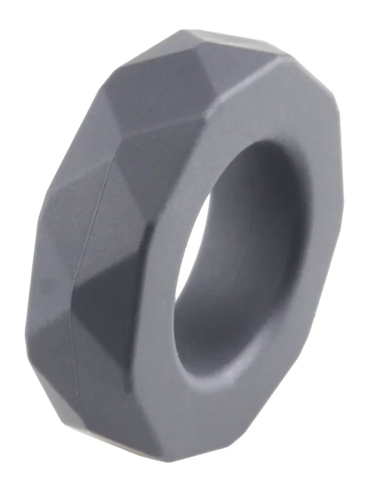 Deluxe Silicone Cock Ring Black - Cock ring 2 [full]