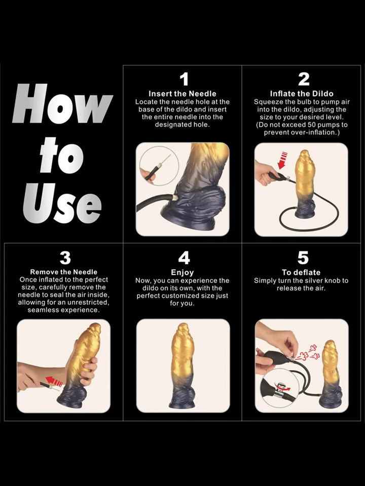 Density Inflatable Dildo Yellow/Blue 25 cm - Inflatable dildo 3 [full]