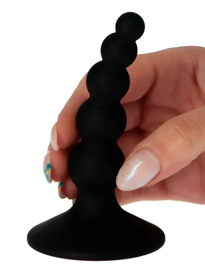 Domino Ass Punisher Silicone Black - Anal plug 1