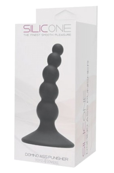 Domino Ass Punisher Silicone Black - Anal plug 3 [full]