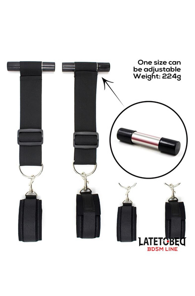 Door Swing Nylon Bind Neoprene Wrist Cuffs - Position master 3